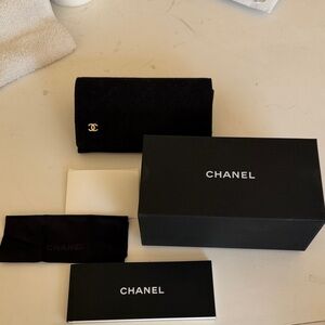 CHANEL sunglasses case and box